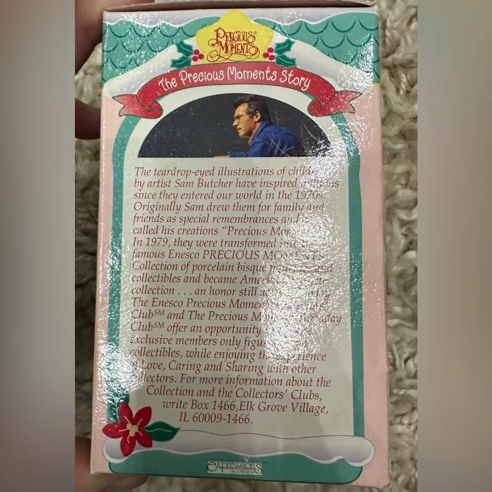 Enesco Precious Moments Chapel Ornament 1992 and 1995 Home for the Holidays